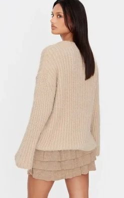 PrettyLittleThing Oversized Sweaters*Eyelash Knit Super Oversized Sweater