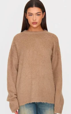 PrettyLittleThing Sweaters*Fluffy Knit Oversized Sweater