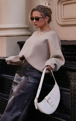 PrettyLittleThing Knitted Tops*Oversized Knit Sweater