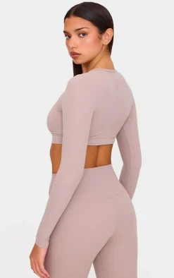 PrettyLittleThing Workout Tops*Sculpt Long Sleeve Sports Top