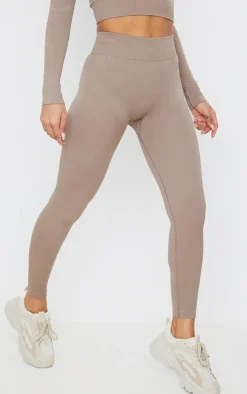 PrettyLittleThing Seamless Gym Wear*Seamless Rib Detail Gym Leggings