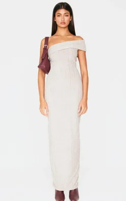 Towel One Shoulder Maxi Dress-PrettyLittleThing