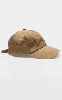 PrettyLittleThing Baseball Caps*Washed Denim Cap