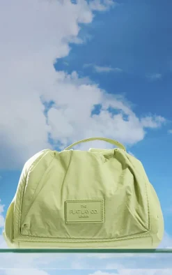 PrettyLittleThing Makeup Brushes & Tools*The Flat Lay Co. Drawstring Makeup Bag In Light Parachute