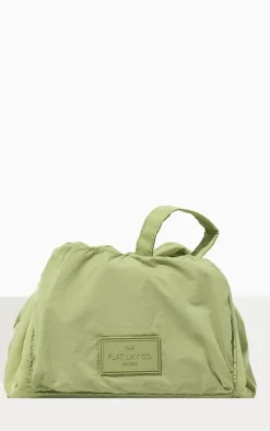 PrettyLittleThing Makeup Brushes & Tools*The Flat Lay Co. Drawstring Makeup Bag In Light Parachute