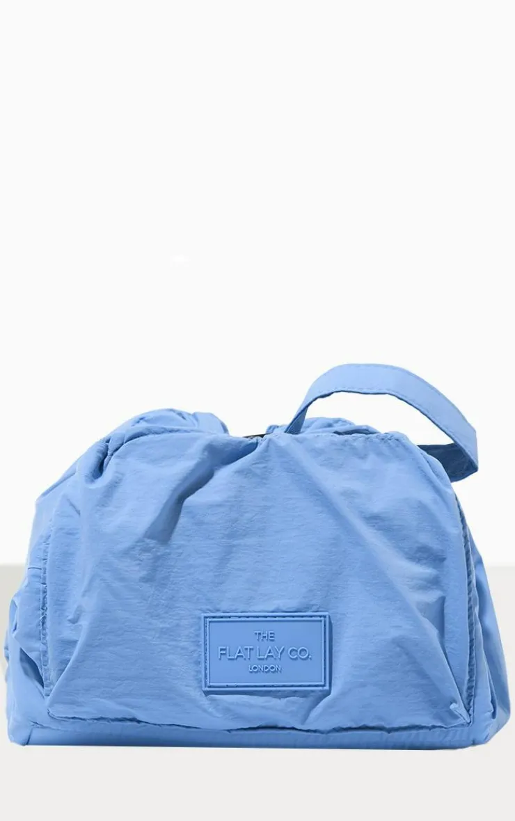 PrettyLittleThing Makeup Brushes & Tools*The Flat Lay Co. Drawstring Makeup Bag In Parachute