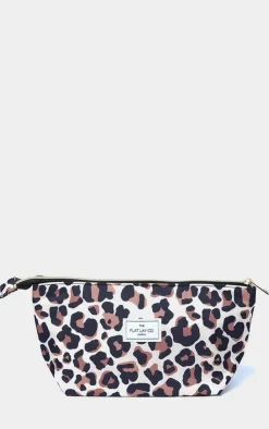 PrettyLittleThing Makeup Brushes & Tools*The Flat Lay Co Essential Makeup Pouch Leopard