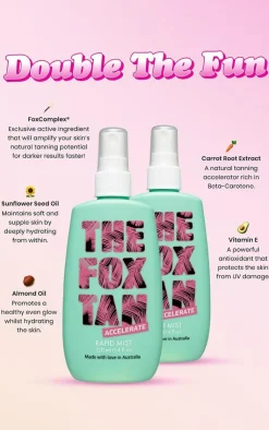 PrettyLittleThing Tanning*The Fox Tan Rapid Tanning Mist Duo 2 x 120ml