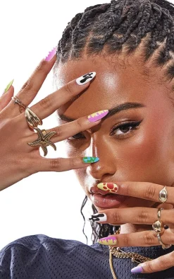 PrettyLittleThing Nails*Tips Trippin' Press On Nails