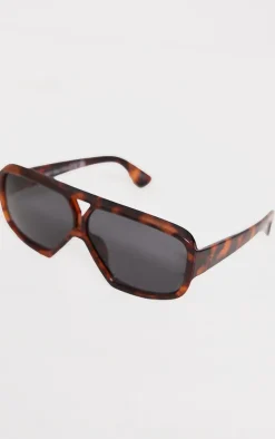 PrettyLittleThing Aviator Sunglasses*Round Chunky Frame Aviator Sunglasses