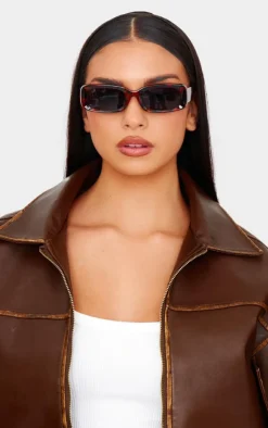 PrettyLittleThing Square Sunglasses*Rectangular Slim Frame Sunglasses