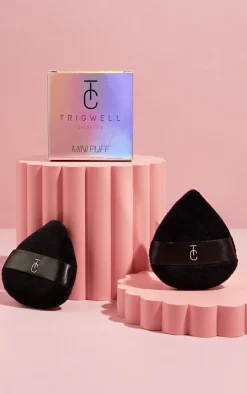 PrettyLittleThing Makeup Brushes & Tools*Trigwell Cosmetics Mini Velvet Powder Puff Duo
