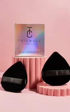 PrettyLittleThing Makeup Brushes & Tools*Trigwell Cosmetics Velvet Powder Puff Duo