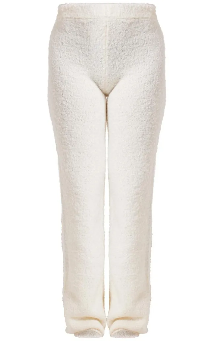 Vanilla Fluffy Knit Pants