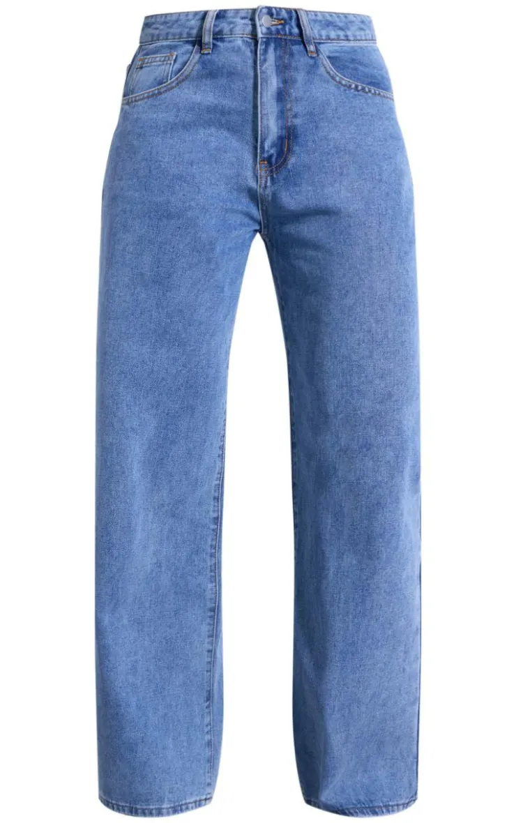 Outlet PrettyLittleThing Slouchy Wide Leg Jeans Vintage