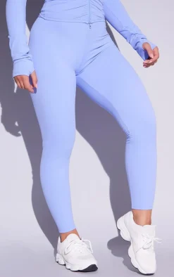 PrettyLittleThing Gym Leggings*Brushed Sculpt Ruched Bum High Waist Sport Leggings