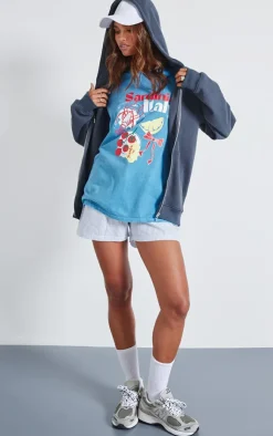 PrettyLittleThing T-Shirts*Sardinia Oversized T Shirt