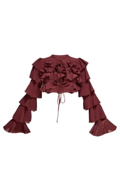 Faux Leather Fringe Hot Pants-PrettyLittleThing Hot