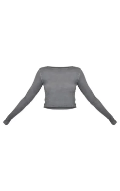PrettyLittleThing T-Shirts*Premium Fitted Long Sleeve T Shirt