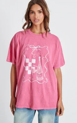 PrettyLittleThing T-Shirts*Cin Cin Oversized T Shirt
