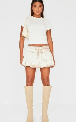 Twill Pocket Detail Cargo Mini Skirt-PrettyLittleThing Sale