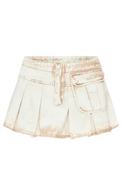 Twill Pocket Detail Cargo Mini Skirt-PrettyLittleThing Sale