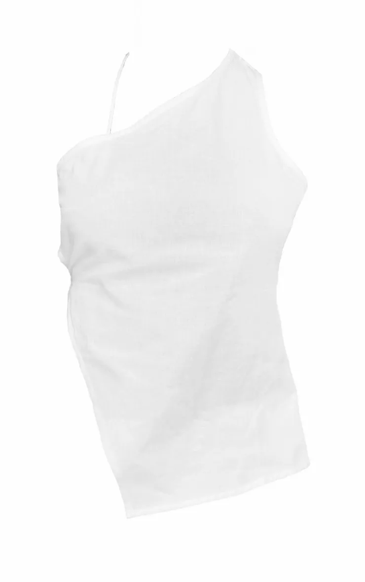 PrettyLittleThing Camisole*Asymmetric Thin Strap Halter Neck Cami Top