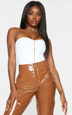 PrettyLittleThing Corsets*Bandage Hook And Eye Structured Corset
