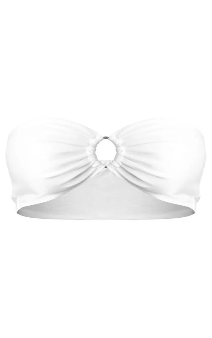 Bandeau O Ring Bikini Top-PrettyLittleThing Clearance