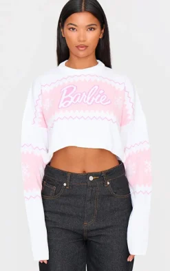 PrettyLittleThing Sweaters*Barbie Christmas Sweater