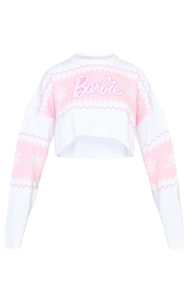 PrettyLittleThing Sweaters*Barbie Christmas Sweater