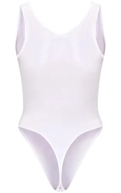 PrettyLittleThing Basic Tops*Basic Slinky Scoop Neck Bodysuit