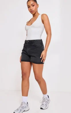 PrettyLittleThing Basic Tops*Basic Slinky V Neck Bodysuit