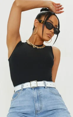 PrettyLittleThing Waist Belts*Basic Square Buckle Belt
