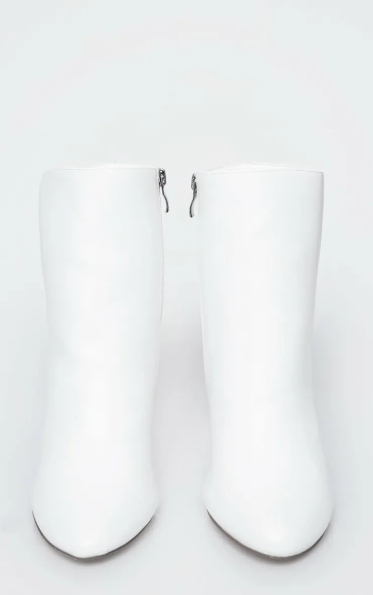 PrettyLittleThing Ankle Boots*Behati Faux Leather Ankle Boots