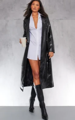 Bell Cuff Oversized Shirt Dress-PrettyLittleThing Outlet