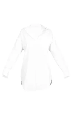 Bell Cuff Oversized Shirt Dress-PrettyLittleThing Outlet