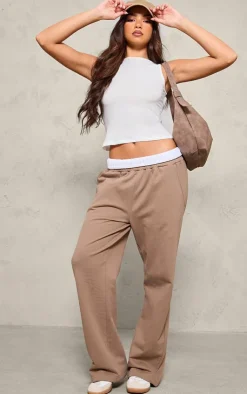 PrettyLittleThing Sleeveless Tops*Boatneck Slinky Sleeveless Long Top
