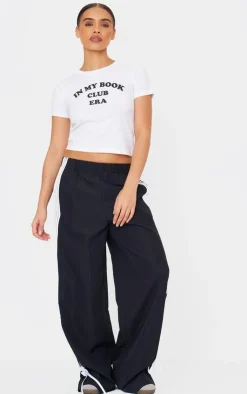 PrettyLittleThing T-Shirts*Book Club Era Graphic Baby Doll Tee