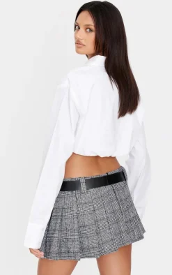 PrettyLittleThing Shirts*Bubble Hem Shirt