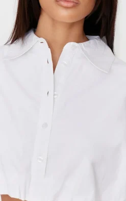 PrettyLittleThing Shirts*Bubble Hem Shirt