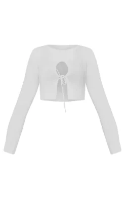 PrettyLittleThing Sweaters*Candyfloss Knit Keyhole Cut Out Sweater