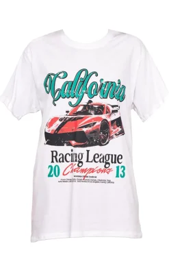 PrettyLittleThing T-Shirts*Car Graphic Oversized T Shirt