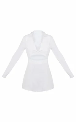 Collar Detail Cut Out Bodycon Dress-PrettyLittleThing Best