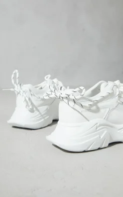 PrettyLittleThing Sneakers*Combat Lace Up Double Sole Chunky Sneakers
