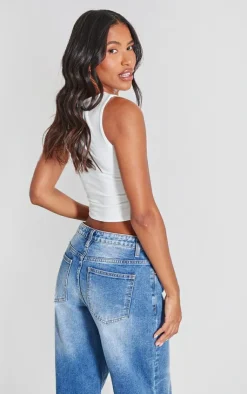 PrettyLittleThing Snatched*Contour Jersey Boat Neck Top