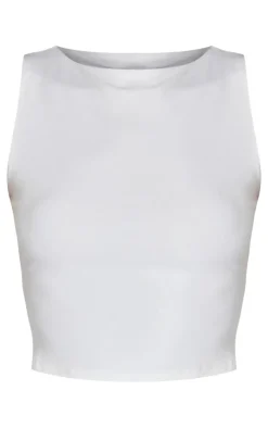 PrettyLittleThing Snatched*Contour Jersey Boat Neck Top