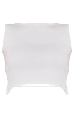 PrettyLittleThing Snatched*Contour Jersey Strappy Back Detail Crop Top