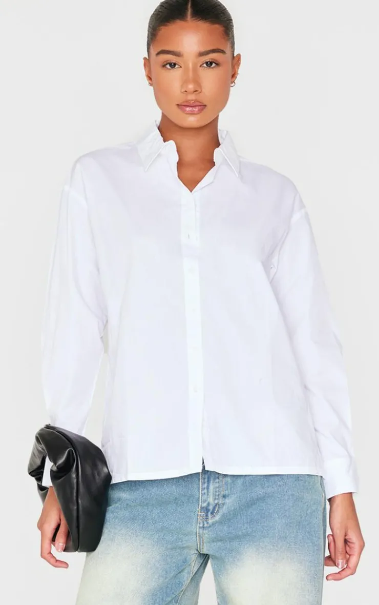 PrettyLittleThing Shirts*Cotton Button Shirt