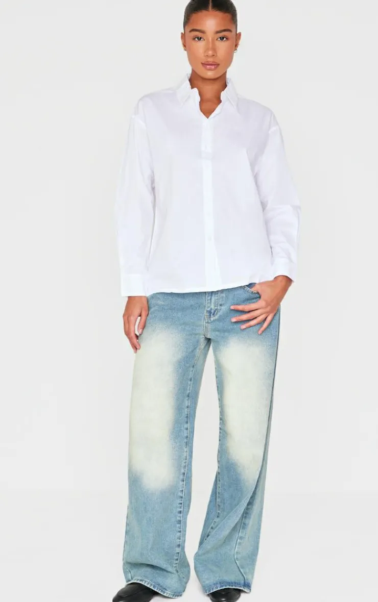 PrettyLittleThing Shirts*Cotton Button Shirt